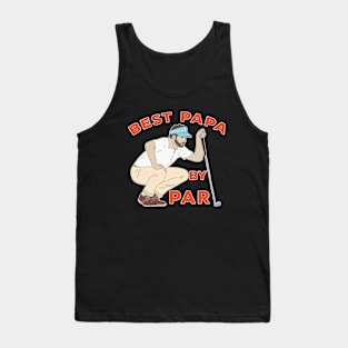 Best Papa By Par Tank Top